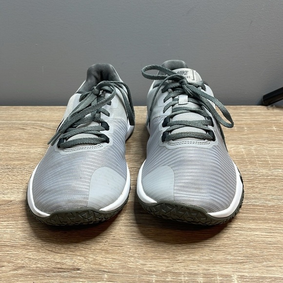 Nike Training Mens Flex Control 4 Workout Shoes Sneakers Grey Black Swoosh 8 - Picture 3 of 11